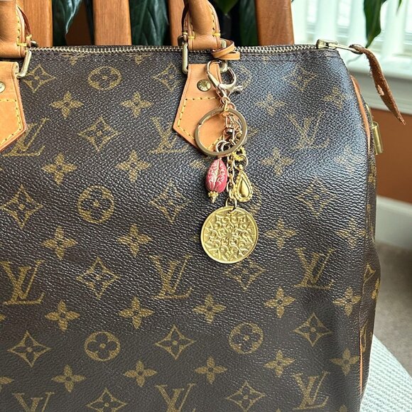 EARTHY MEDALLION Bag Charm Charm Gold - Picture 5 of 8